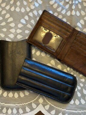 Vintage Leather Gentleman’s Set: Buxton & Pheasant